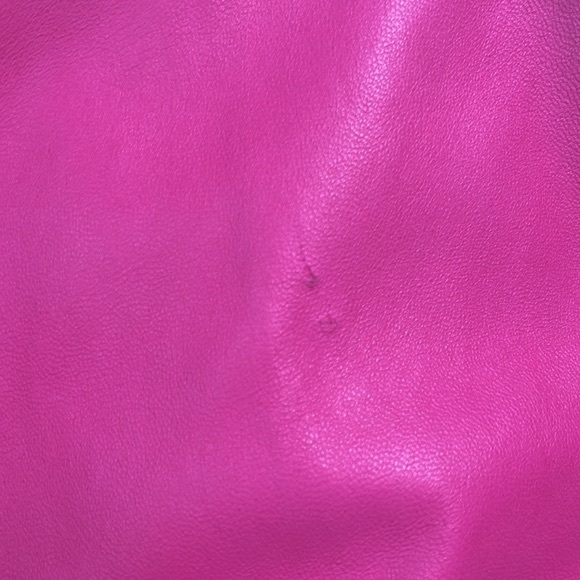 North Beach Leather Vintage cropped pink leather bolero jacket - Picture 9 of 12